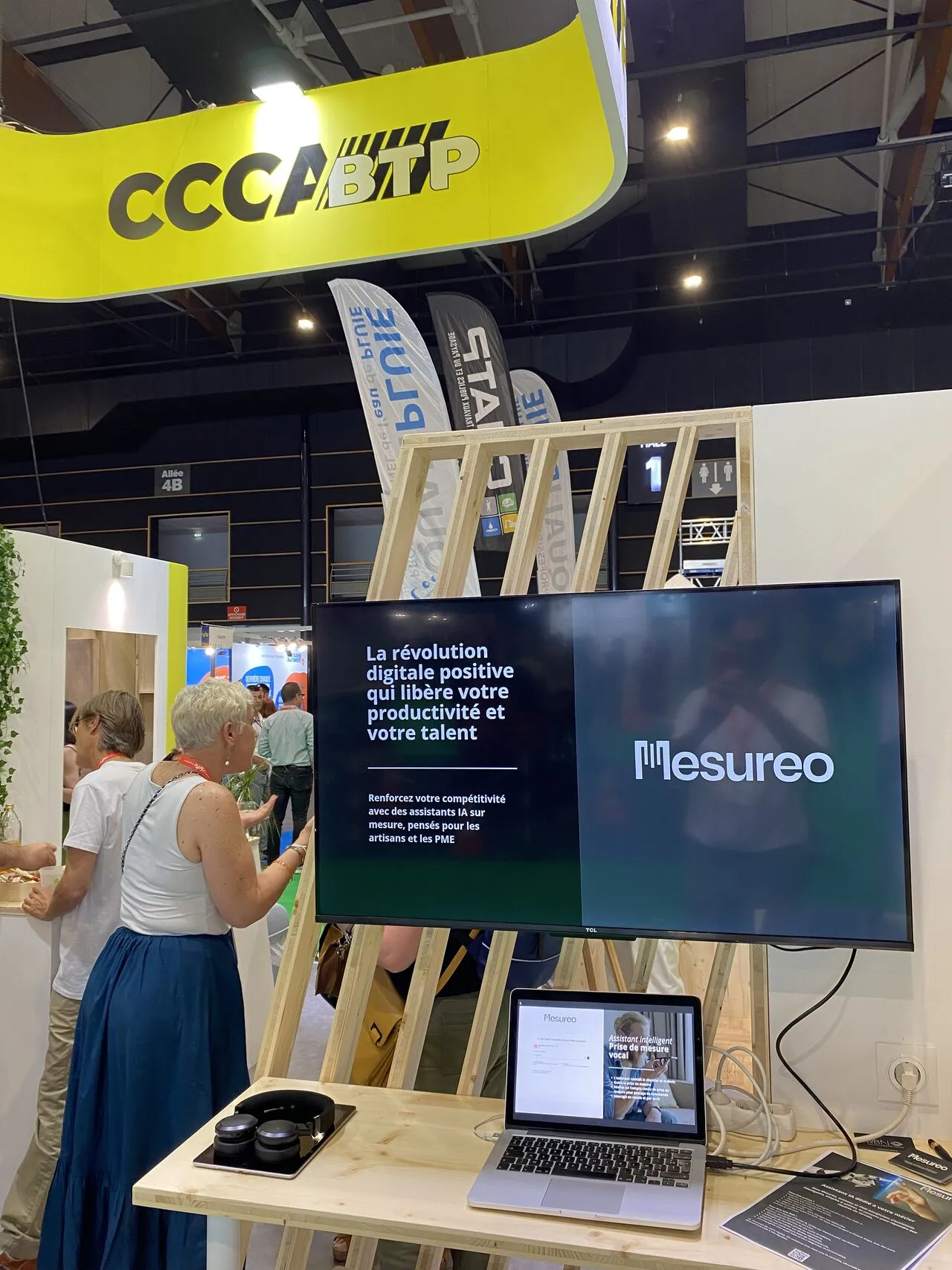 Stand Mesureo au Salon de la CAPEB 2025